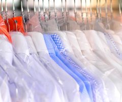 クリーニング店衣類のハンガーの用途